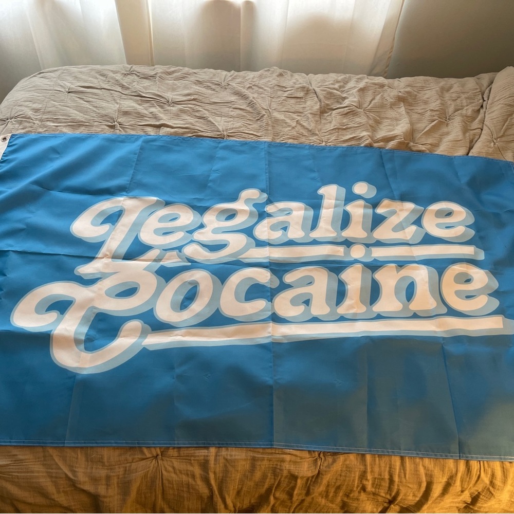 Legalize Cocaine Banner Flag 3x5 ft